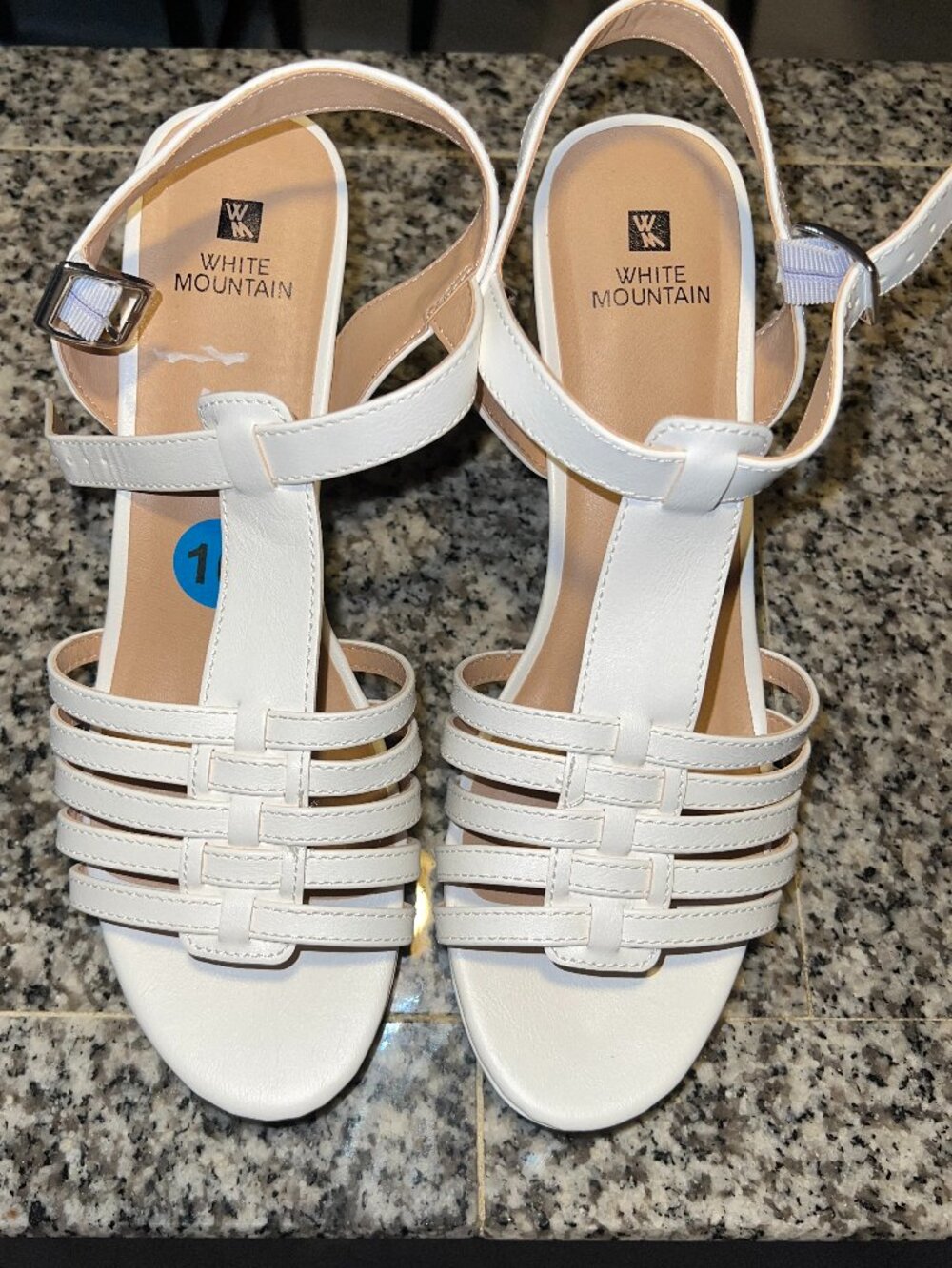 White Mountain High Heels - Color - white , Size 10